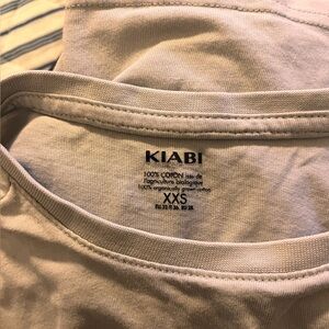 KIABI Girls' Beige Cotton Tee - XXS